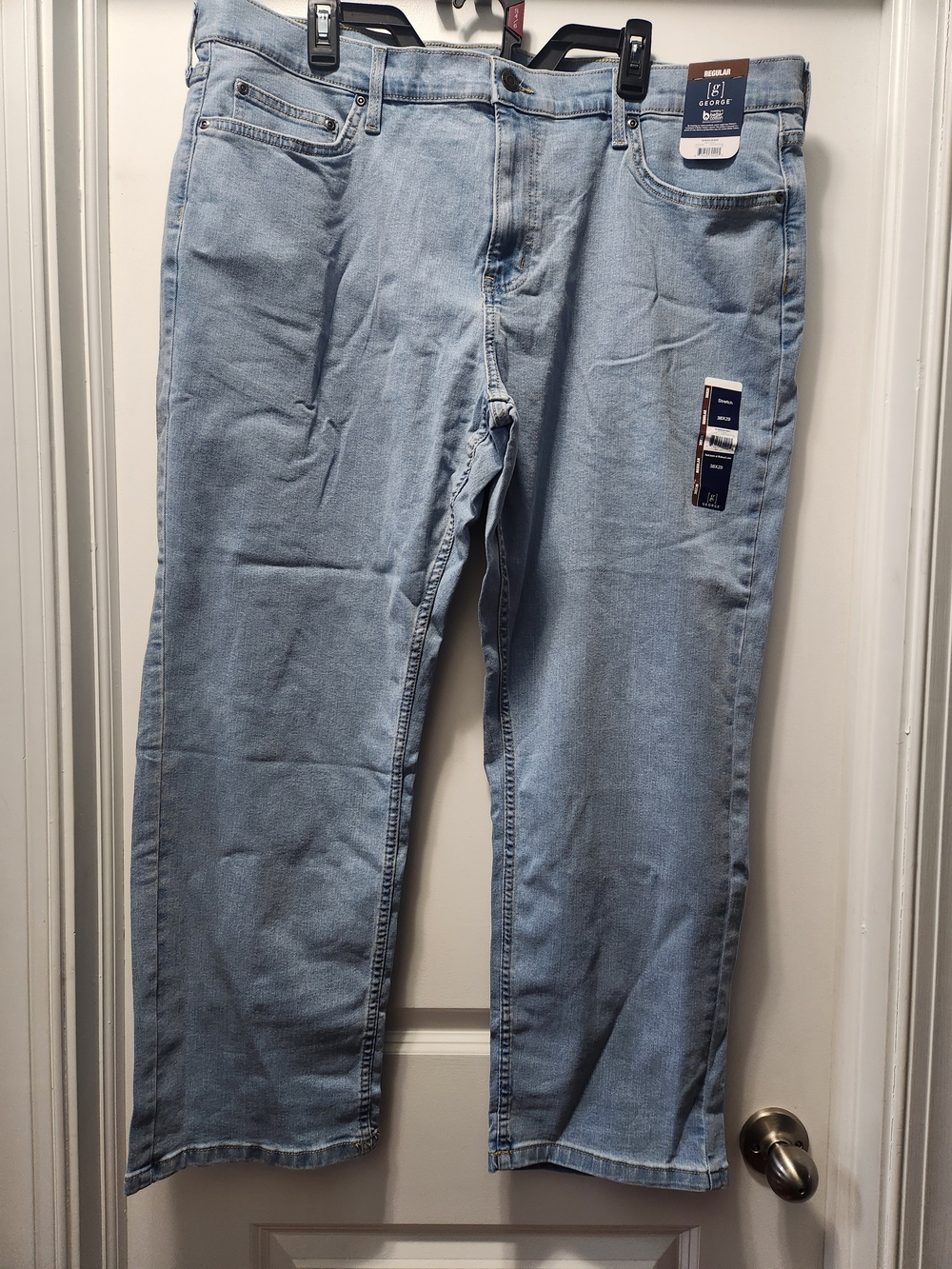 George Light Wash Straight Leg Men’s Jeans